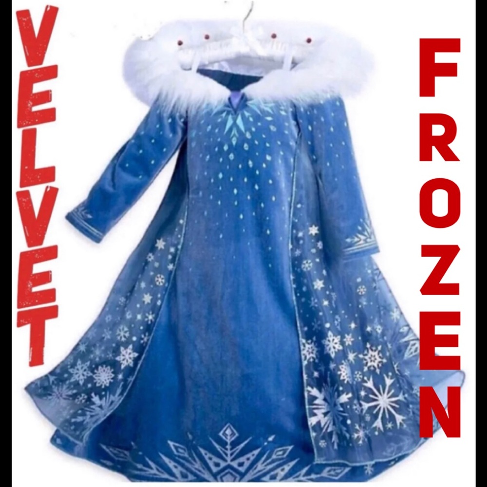 New Frozen Velvet Robe and Cape